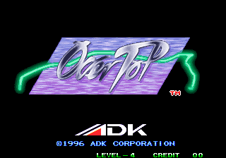 Over Top title screen for Neo Geo
